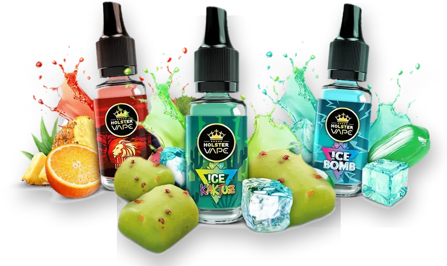 Holster E-Liquids 10 ml Ice Kaktuz, Lion Punch und Ice Bomb