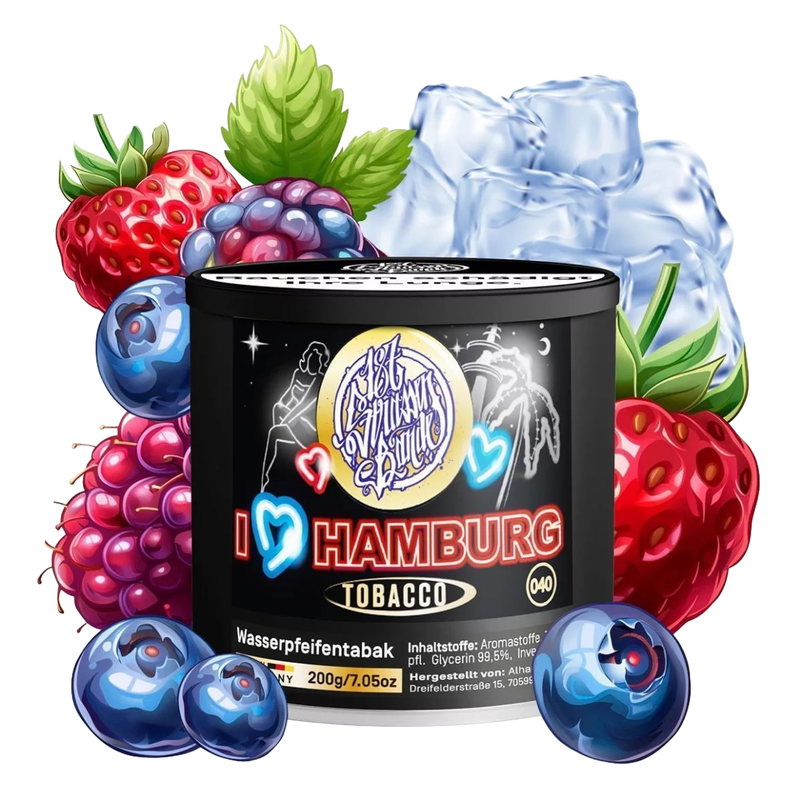 187 Tabak 200g - I love Hamburg