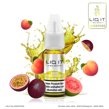 PEACH PASSIONFRUIT GUAVA- LIQIT 12MG/ML