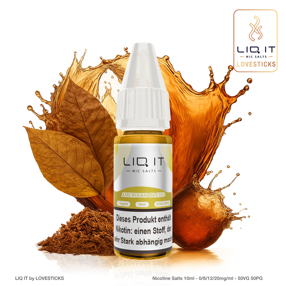 LIQ IT American Blend 10 ml Nikotinsalz Liquid