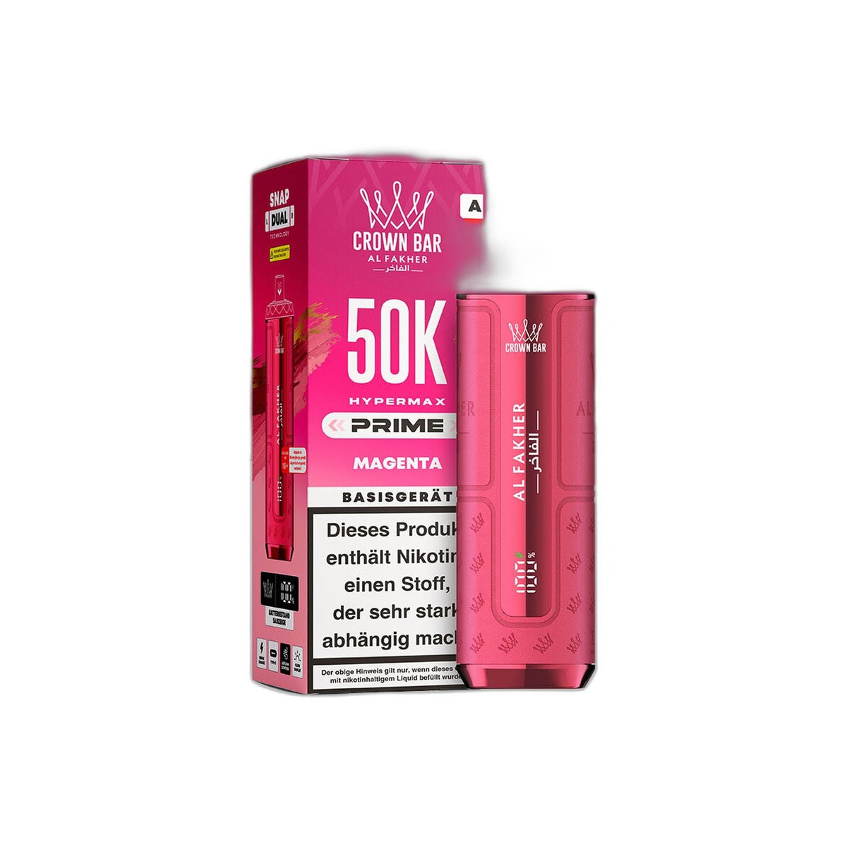 Al Fakher 50K Hypermax Prime - Magenta - Basisgerät