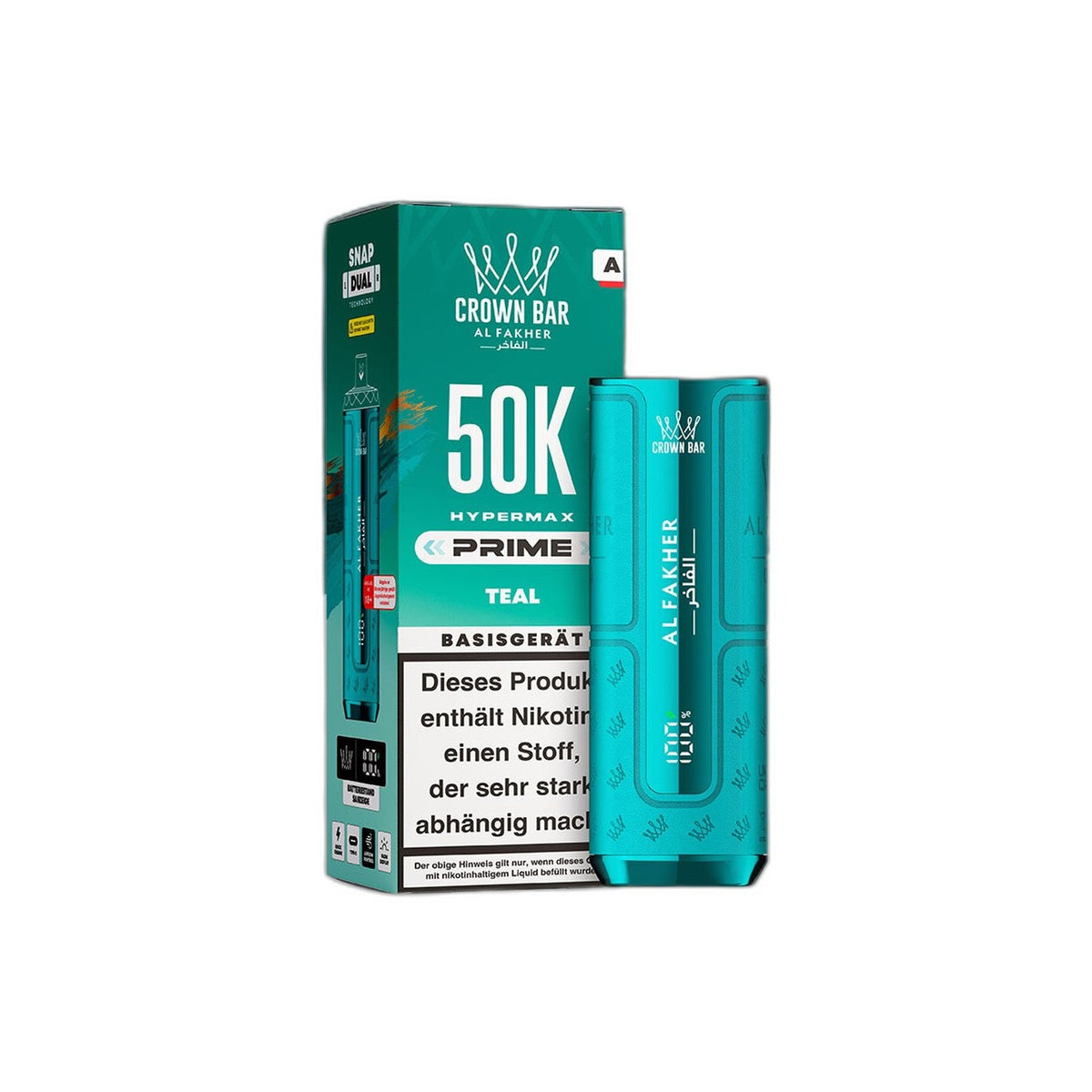 Al Fakher 50K Hypermax Prime - Teal - Basisgerät