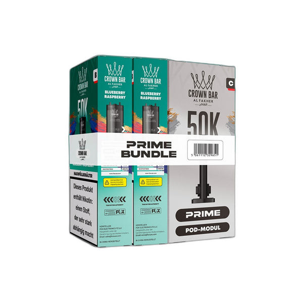 Al Fakher 50K Hypermax Prime - Blueberry Sour Raspberry - Pod Bundle