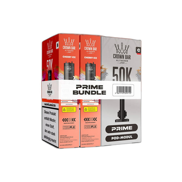 Al Fakher 50K Hypermax Prime - Cherry Ice - Pod Bundle