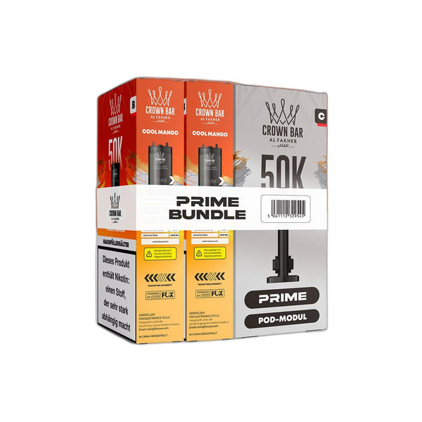 Al Fakher 50K Hypermax Prime - Cool Mango - Pod Bundle