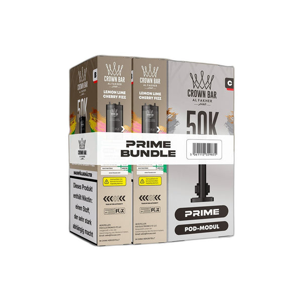 Al Fakher 50K Hypermax Prime - Lemon Lime Cherry Fizz - Pod Bundle