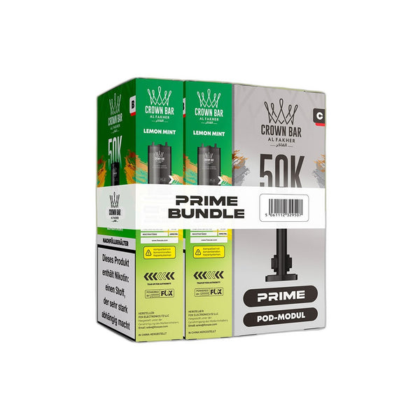 Al Fakher 50K Hypermax Prime - Lemon Mint - Pod Bundle