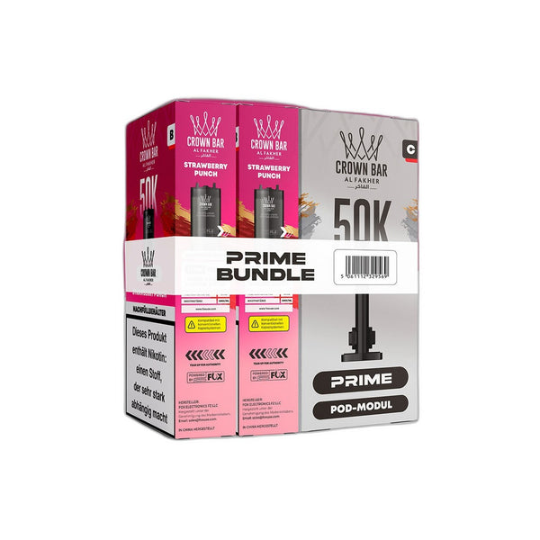 Al Fakher 50K Hypermax Prime - Strawberry Punch - Pod Bundle
