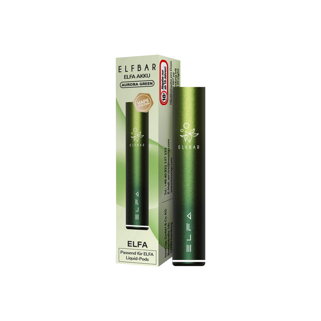 ELFA Akku - Aurora Green - Pod System - Basisgerät