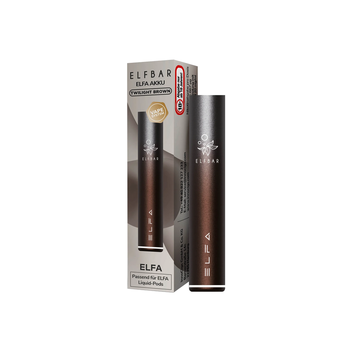 ELFA Akku - Twilight Brown - Pod System - Basisgerät