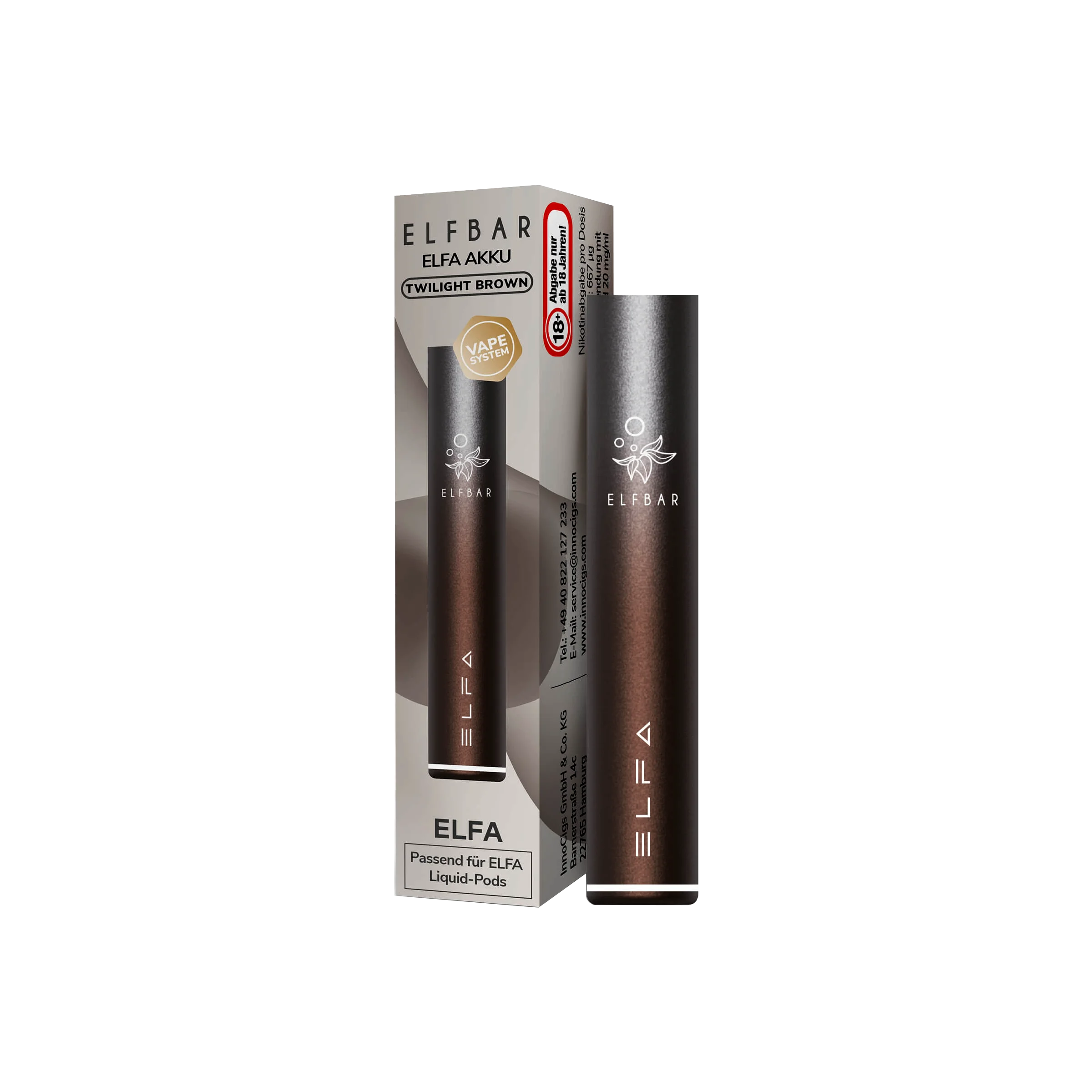 ELFA Akku - Twilight Brown - Pod System - Basisgerät