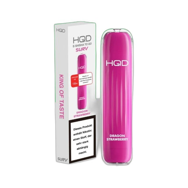 HQD Surv - Dragon Strawberry - Einweg Vape
