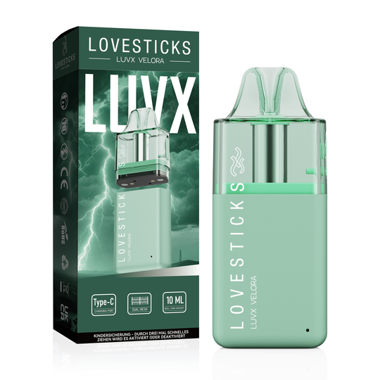 LUVX Velora Pod Kit – 10 ml Refill – Green