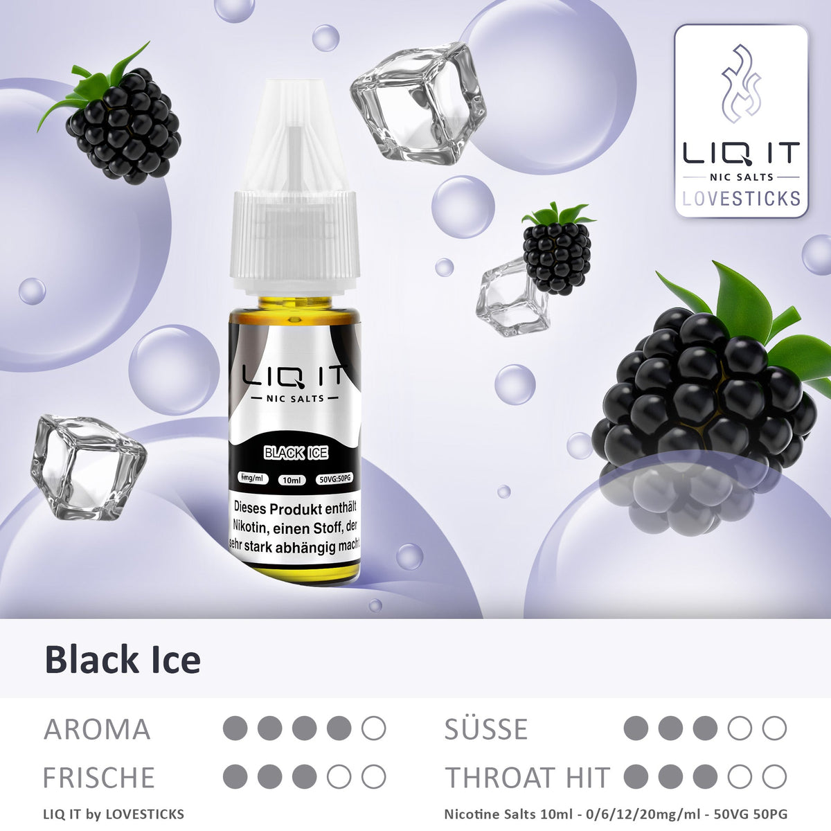 LIQ IT Black Ice 10 ml Nikotinsalz Liquid