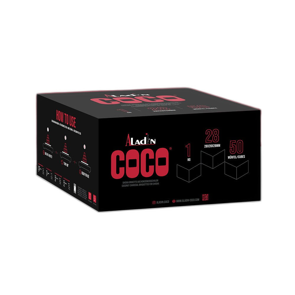 Aladin Coco - 28er - Naturkohle - 1kg