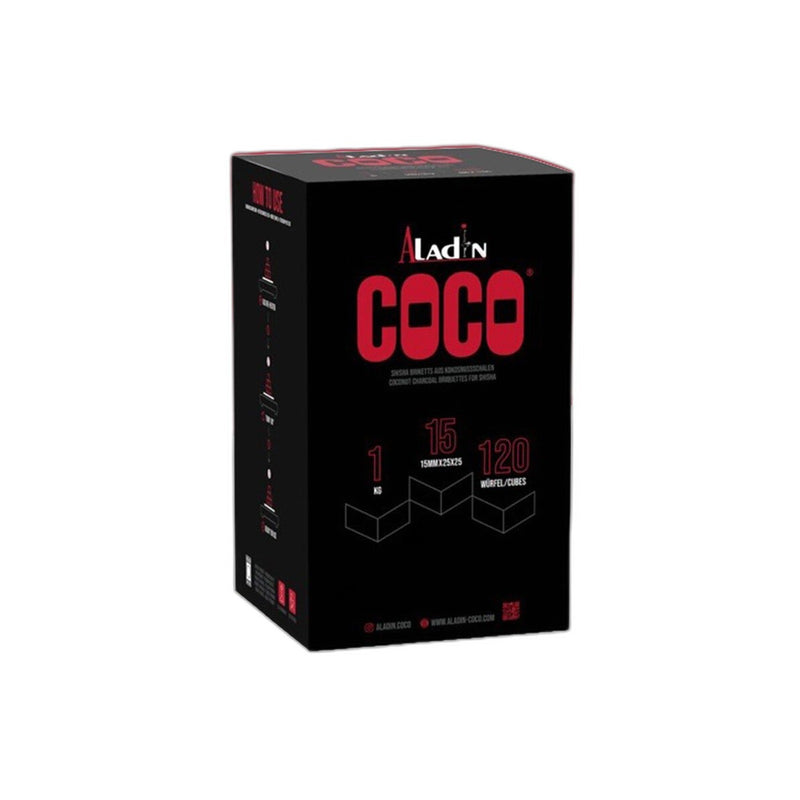 Aladin Coco - Flats - Naturkohle - 1kg
