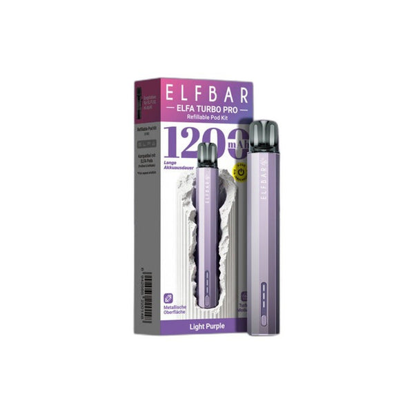 Elfbar ELFA Turbo Pro - Light Purple - Refillable Pod Kit