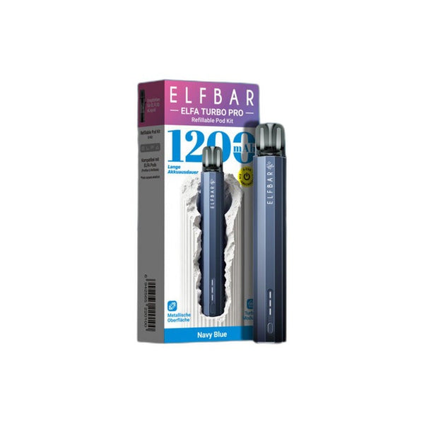 Elfbar ELFA Turbo Pro - Navy Blue - Refillable Pod Kit