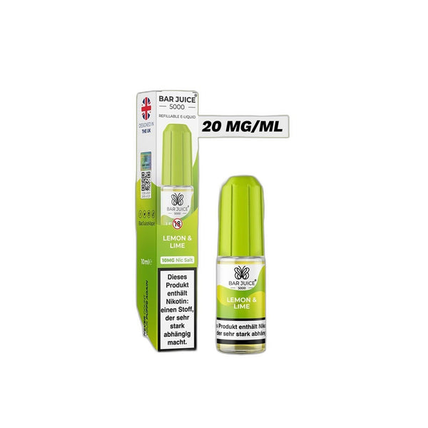 Bar Juice 5000 - Lemon and Lime 20mg/ml - E-Liquid