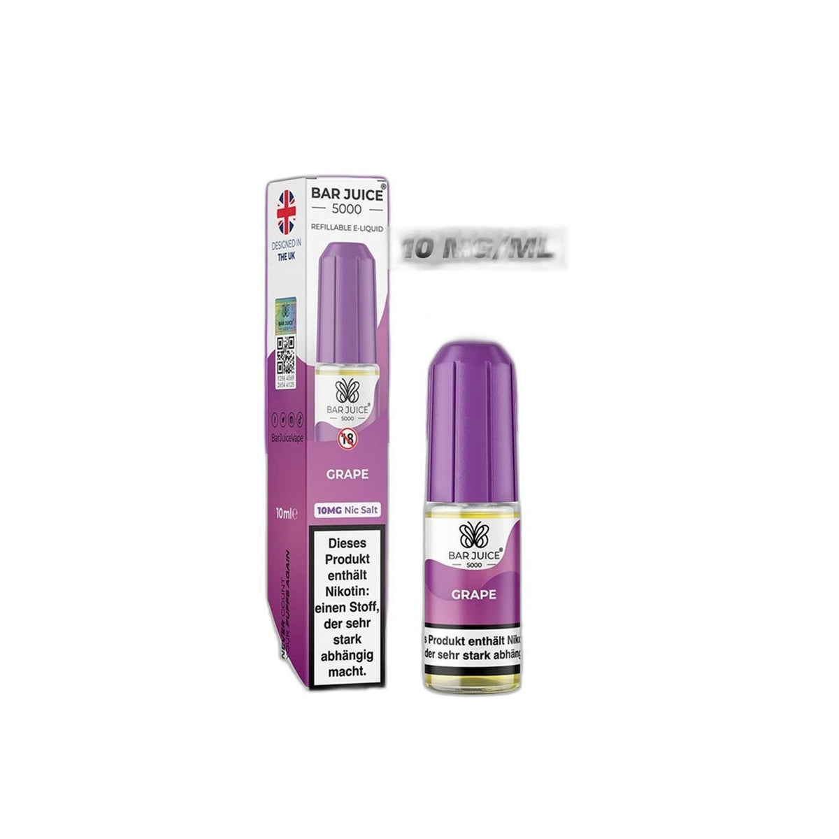 Bar Juice 5000 - Grape 10mg/ml - E-Liquid