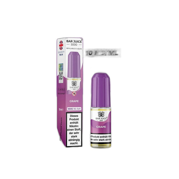 Bar Juice 5000 - Grape 10mg/ml - E-Liquid