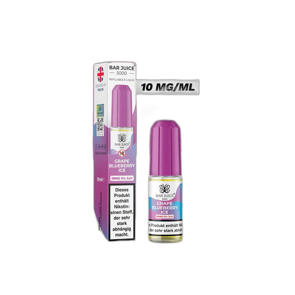 Bar Juice 5000 - Grape Blueberry Ice 10mg/ml - E-Liquid