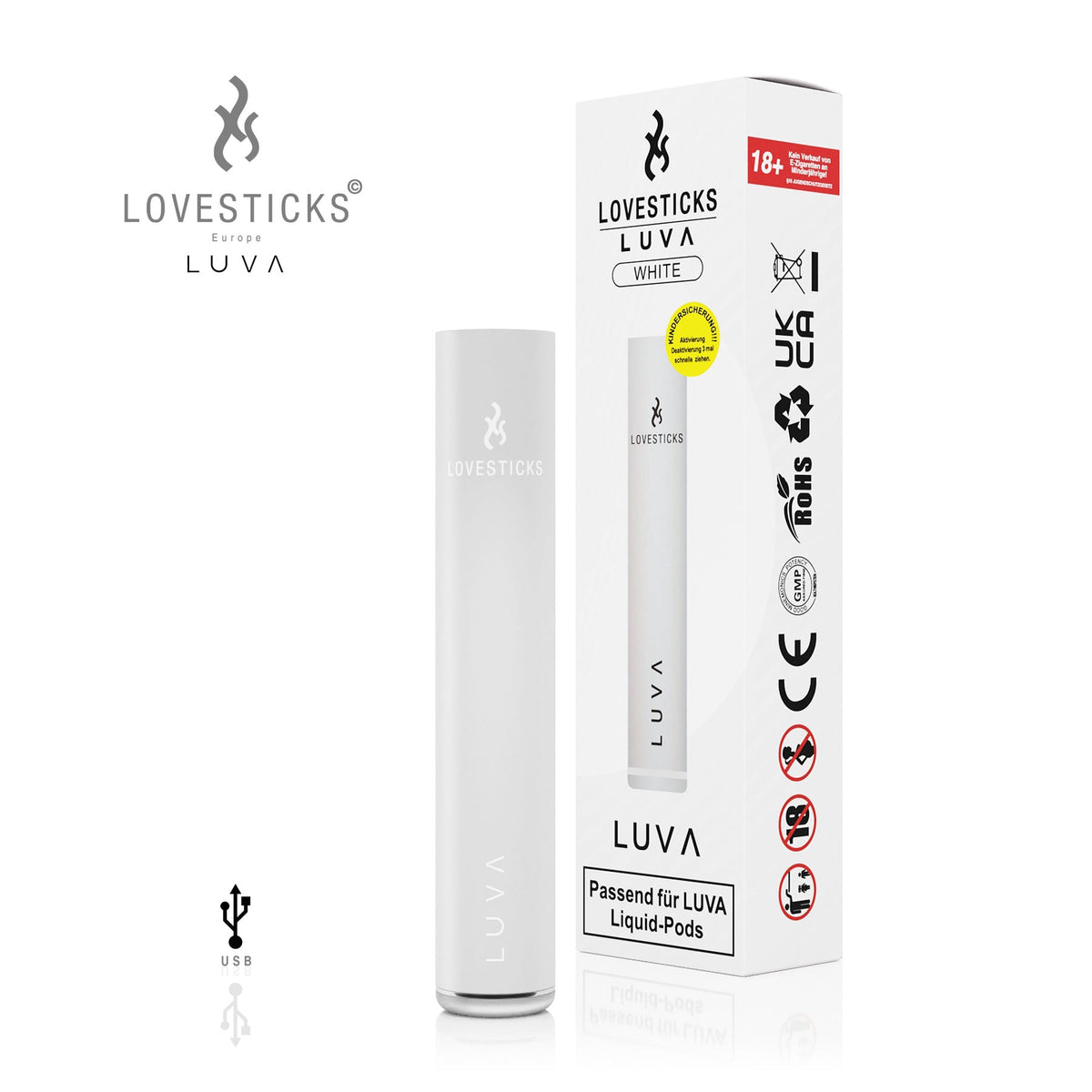 Lovesticks - LUVA WHITE