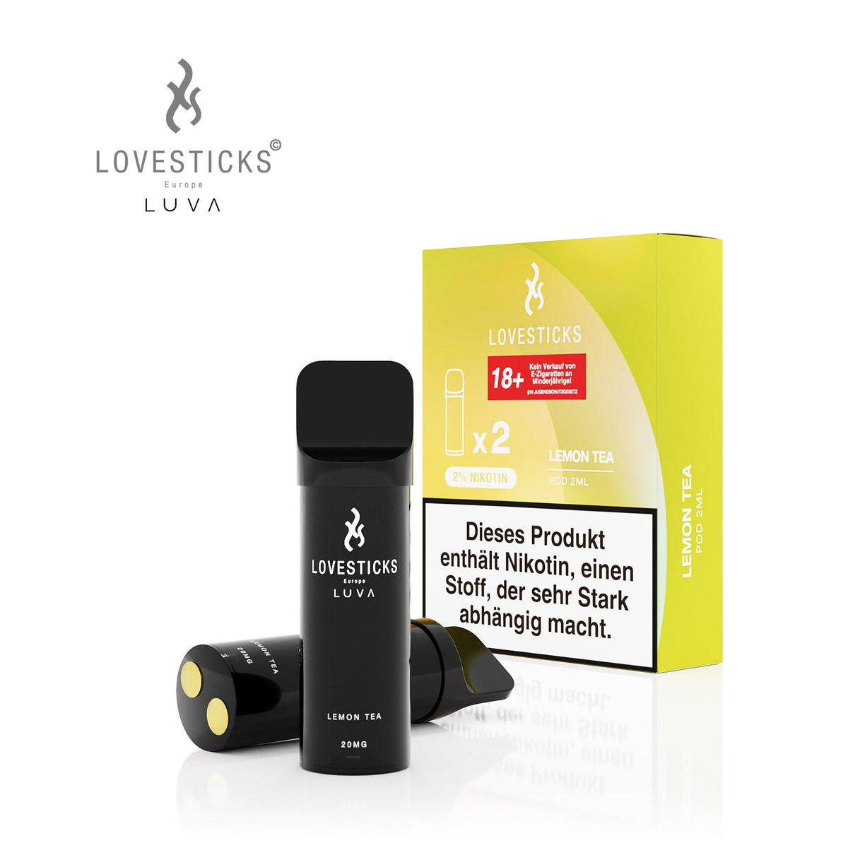 LUVA POD LEMON TEA (2 Pods je Packung)