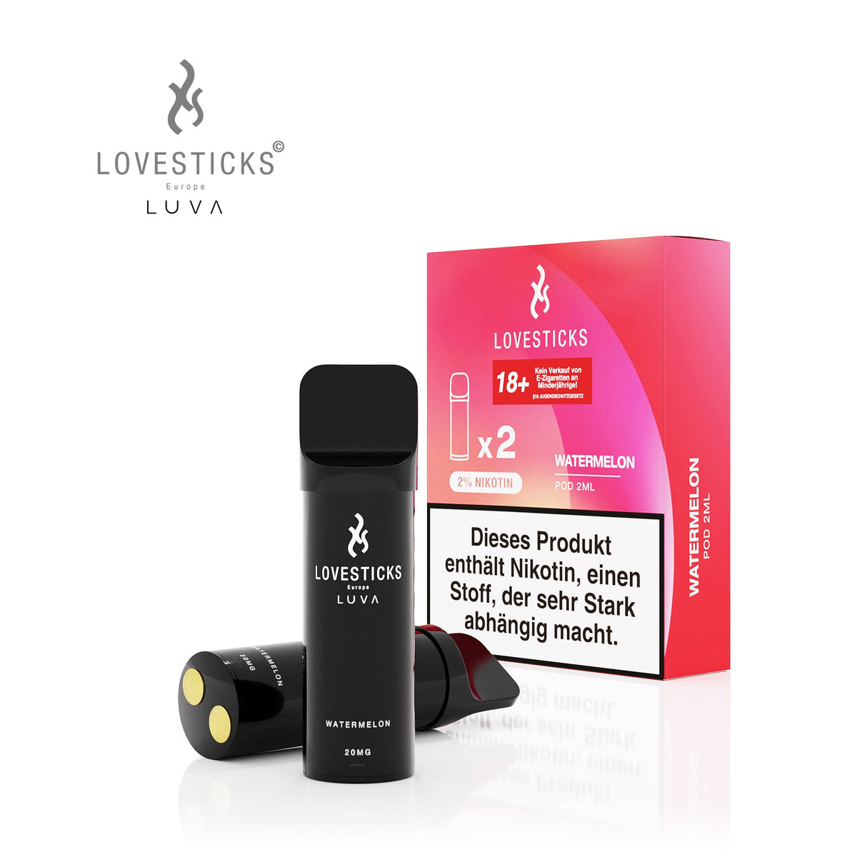 LUVA POD WATERMELON (2 Pods je Packung)