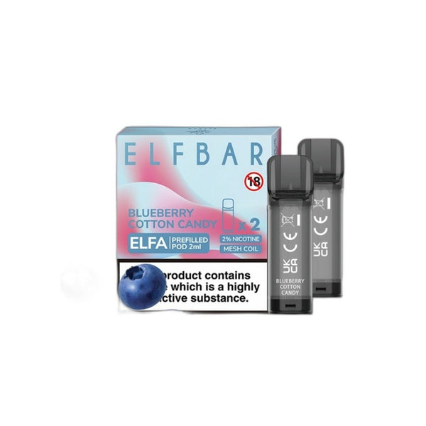 ELFA by Elfbar - Blueberry Cotton Candy - Pod (2er Pack)