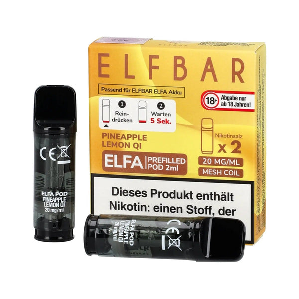 ELFA by Elfbar - Pineapple Lemon QI - Pod (2er Pack)