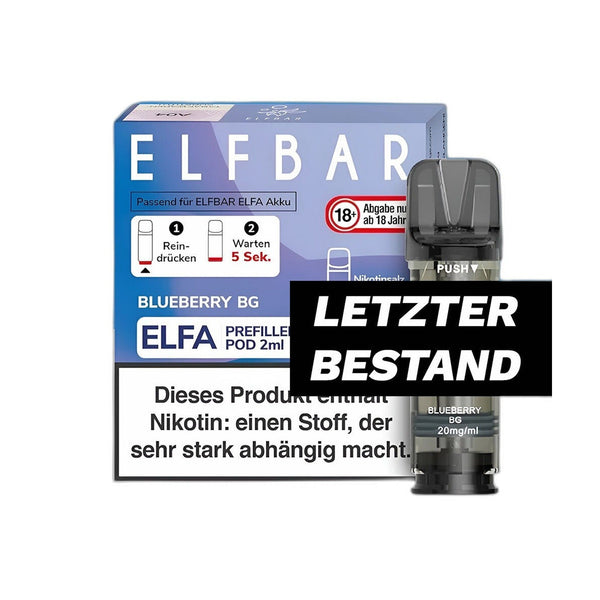 ELFA by Elfbar - Blueberry Bubble Gum - Pod (2er Pack)
