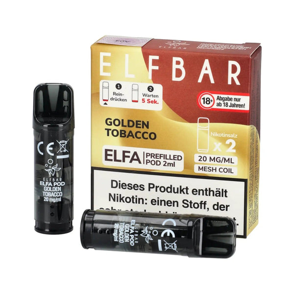 ELFA by Elfbar - Golden Tobacco - Pod (2er Pack)