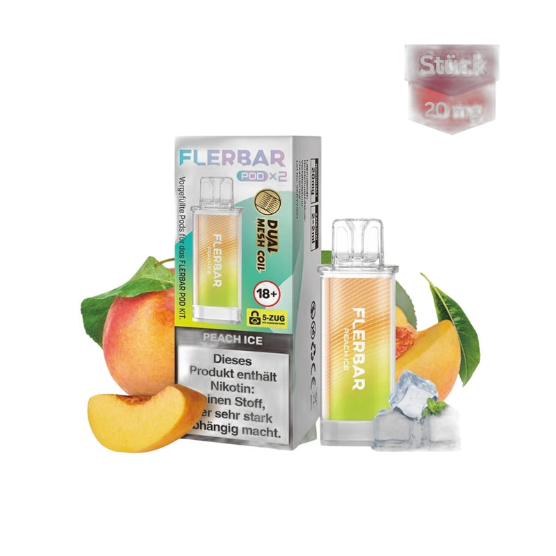 Flerbar - Peach Ice - Pod (2er Pack)