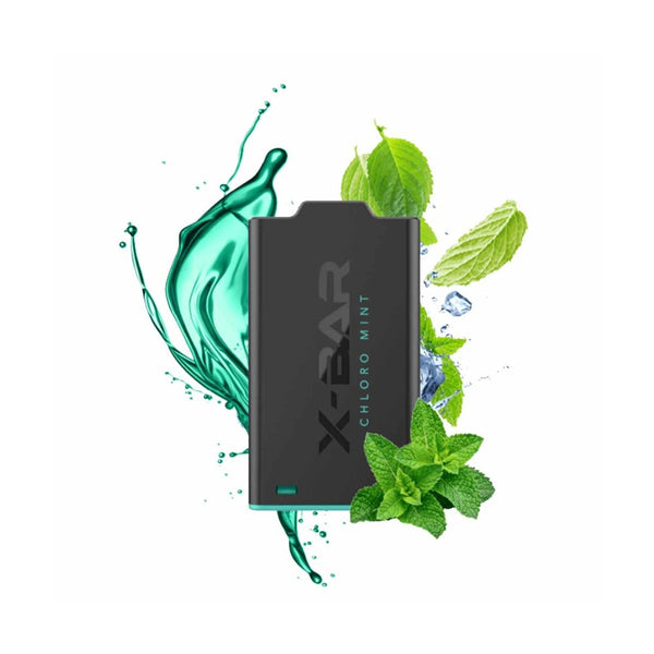 X-BAR Shisha - Chloro Mint (Green Mint) - Pod