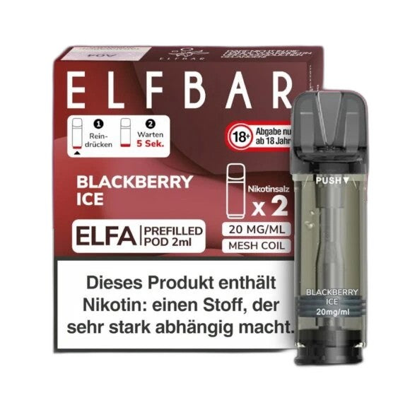 ELFA by Elfbar - Blackberry Ice - Pod (2er Pack)