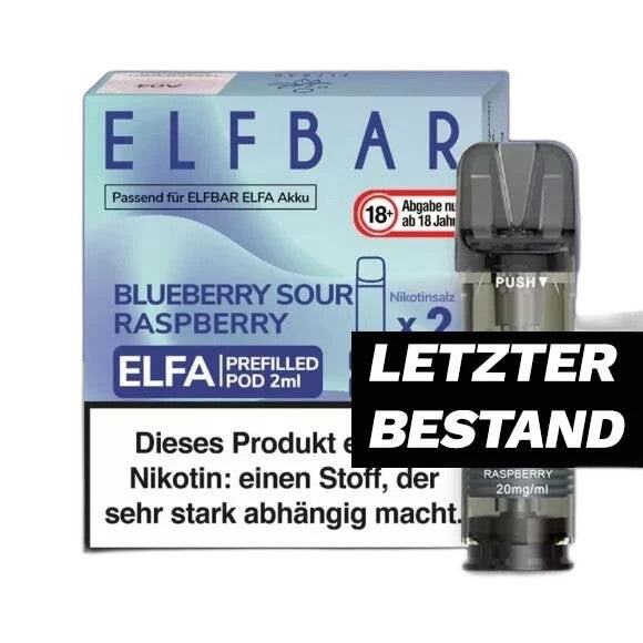 ELFA by Elfbar - Blueberry Sour Raspberry - Pod (2er Pack)