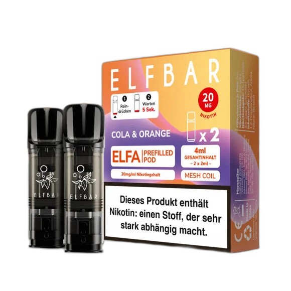 ELFA by Elfbar - Cola & Orange - Pod (2er Pack)