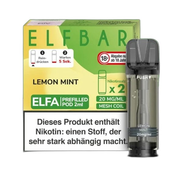 ELFA by Elfbar - Lemon Mint - Pod (2er Pack)