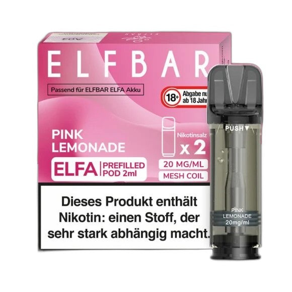 ELFA by Elfbar - Pink Lemonade - Pod (2er Pack) – Bild 2