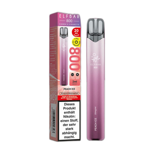 Elfbar 800 - Peach Ice - Einweg Vape