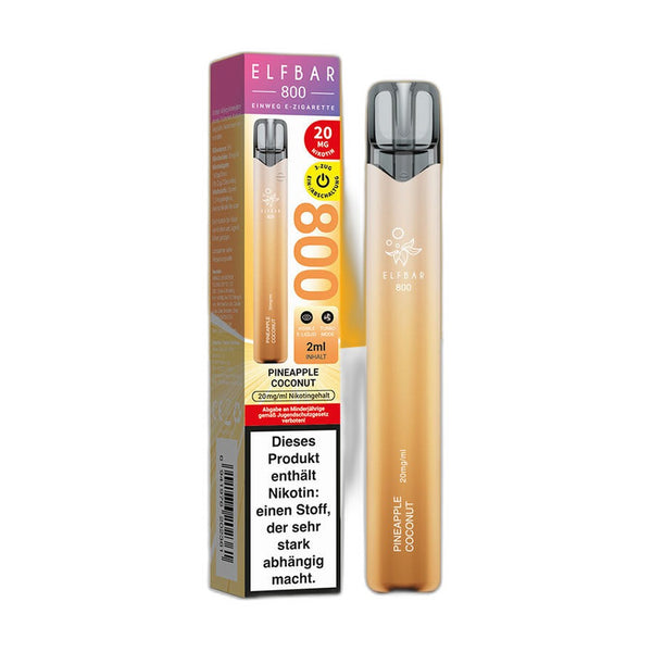 Elfbar 800 - Pineapple Coconut - Einweg Vape