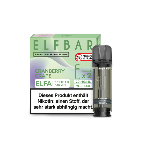 ELFA by Elfbar - Cranberry Grape - Pod (2er Pack)