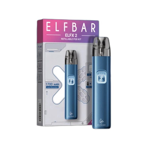 Elfbar ELFX 2 - Ocean Blue - Refillable Pod Kit