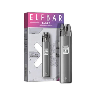 Elfbar ELFX 2 - Space Grey - Refillable Pod Kit
