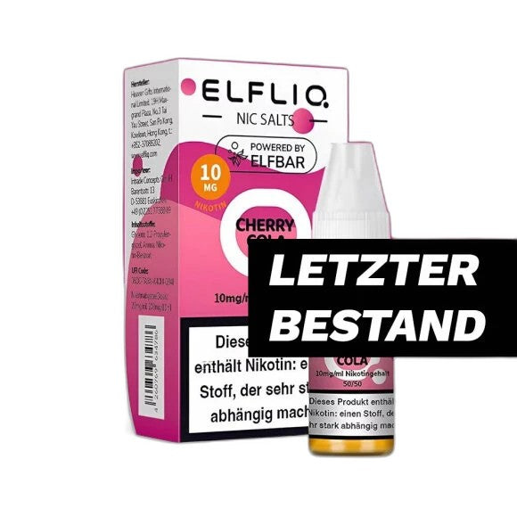 Elfliq by Elfbar E-Liquid - Cherry Cola
