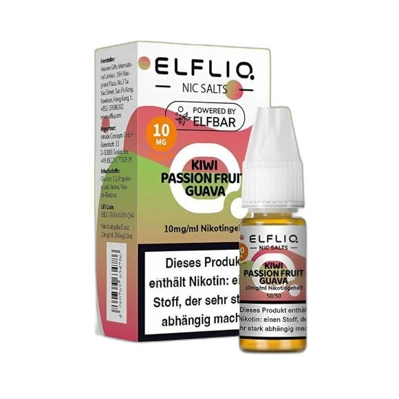 Elfliq by Elfbar E-Liquid - Kiwi Passion Fruit Guava