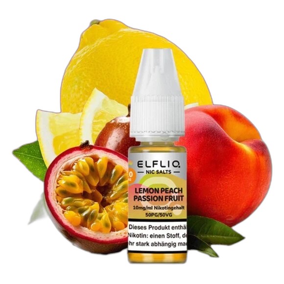 Elfliq by Elfbar E-Liquid - Lemon Peach Passion Fruit