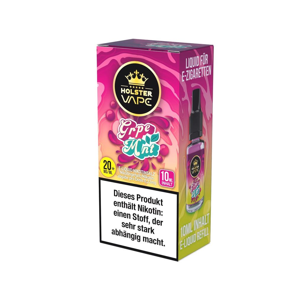 Holster E-Liquid Grape Mint Verpackung