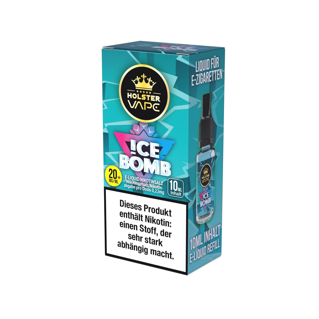 Holster E-Liquid Ice Bomb Verpackung